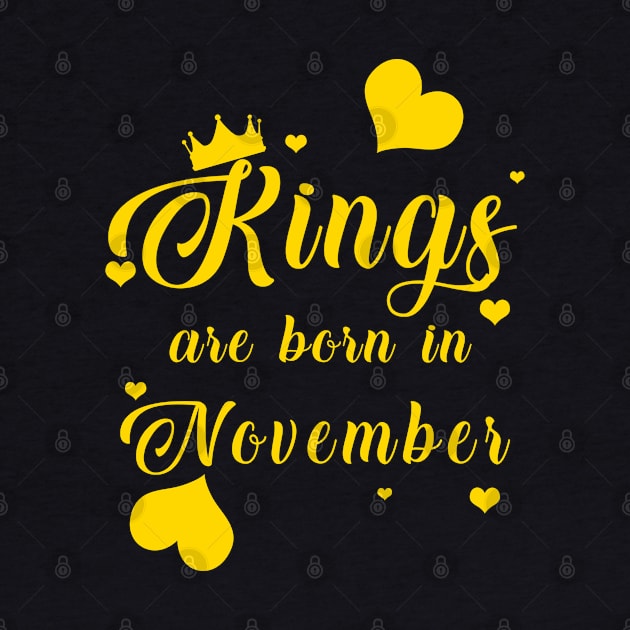 Kings Are Born In November by mjhejazy